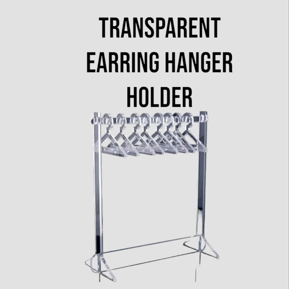 New Acrylic Creative Earring Display Stand - Transparent
